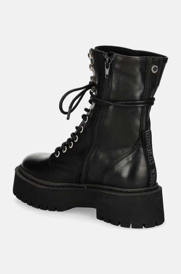Steve Madden Кожени кубинки Skywen в черно с платформа SM11003283