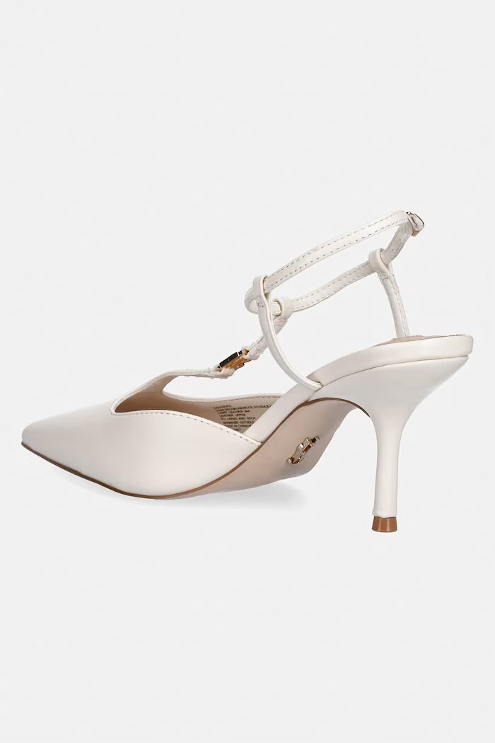 Steve Madden Кожени обувки с тънък ток Sanders в бежово 11005288