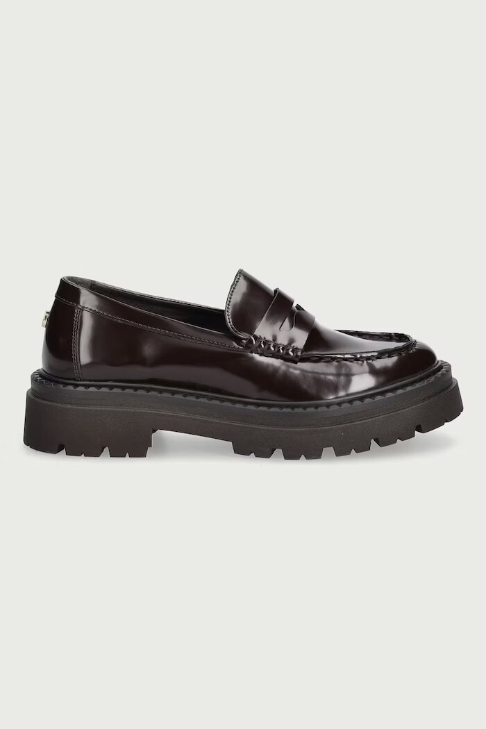 Steve Madden мокасини дамски Katja кафяви с платформа 11005690