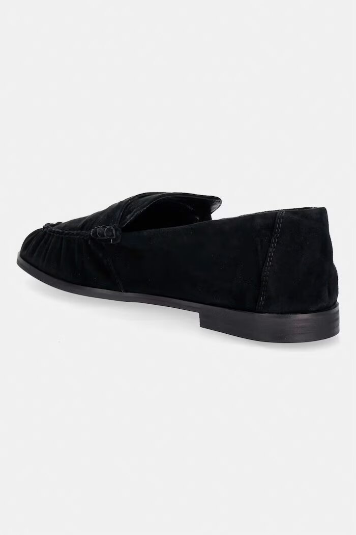 Steve Madden мокасини дамски от велур Muse черни 11005231