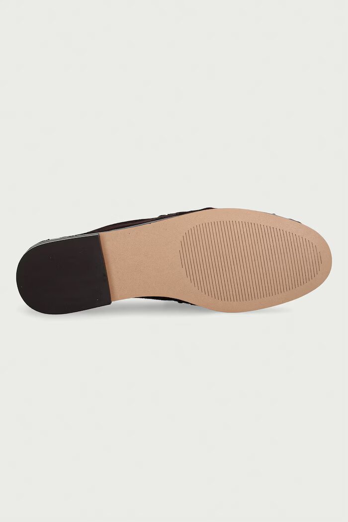 Steve Madden мокасини дамски от велур Muse-SM кафяви 11005695