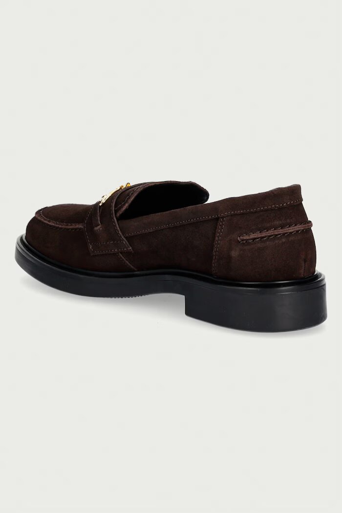 Steve Madden мокасини дамски от велур Resta кафяви 11005792