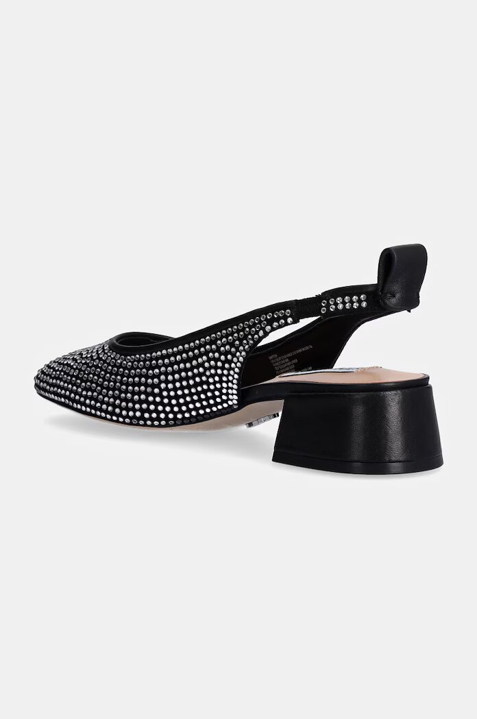 Steve Madden Обувки с дебел ток Smitten в черно с дебел ток с отворена пета SM11003213