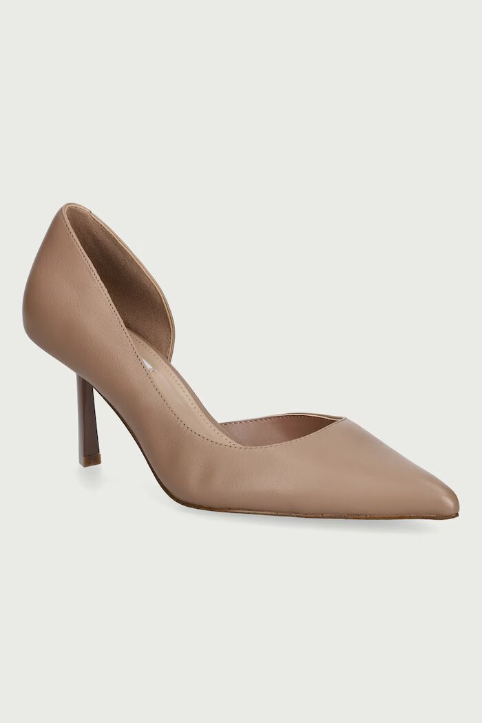 Steve Madden обувки с ток от кожа Vena кафяви 11005286