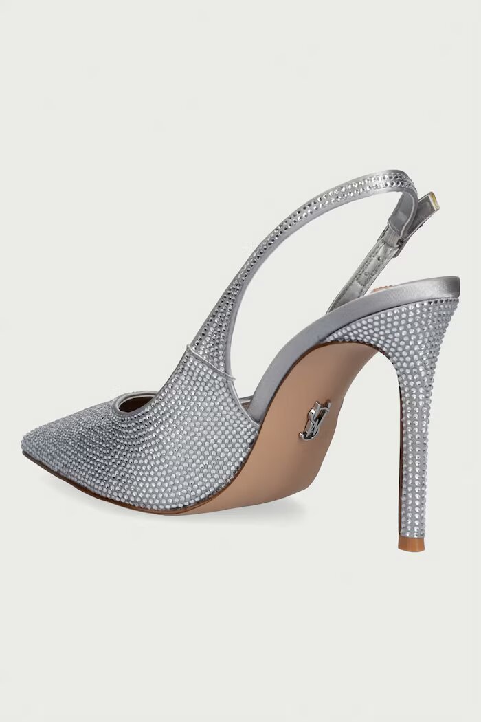 Steve Madden обувки с ток Tremble сребърни 11005867