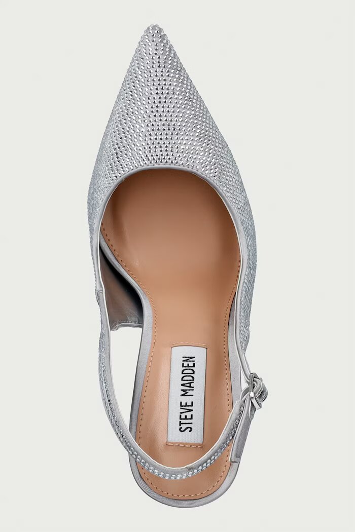 Steve Madden обувки с ток Tremble сребърни 11005867