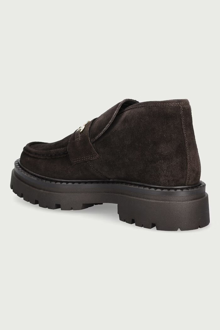 Steve Madden половинки обувки дамски от велур Karima кафяви 11005697