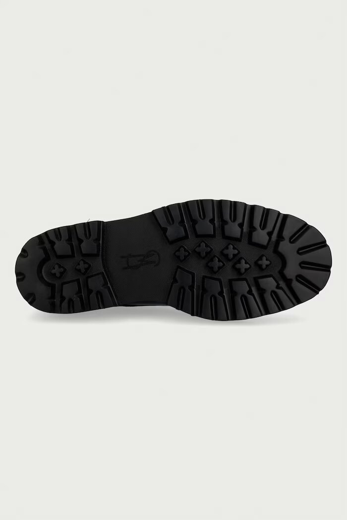 Steve Madden половинки обувки мъжки от кожа Motala черни 12000979