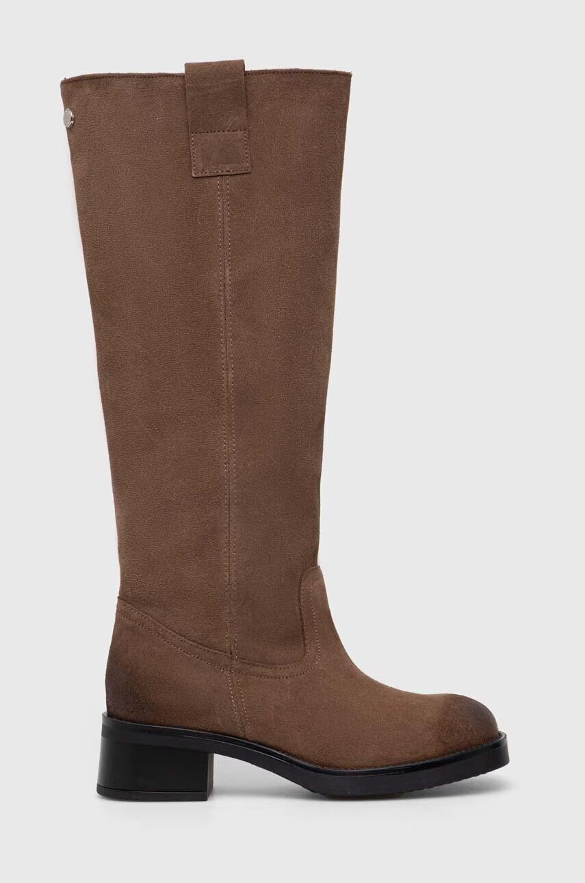 Steve Madden Велурени ботуши Banner