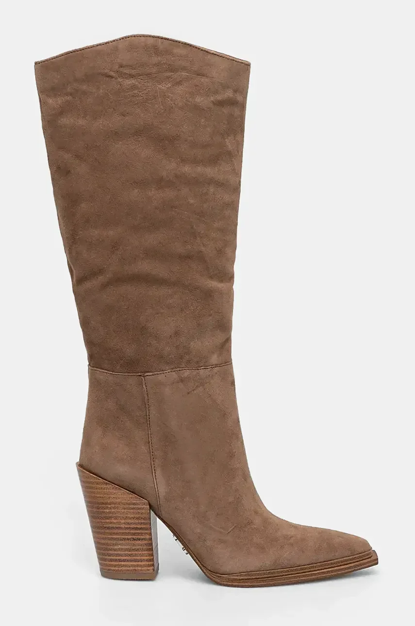 Steve Madden Велурени ботуши Bronty