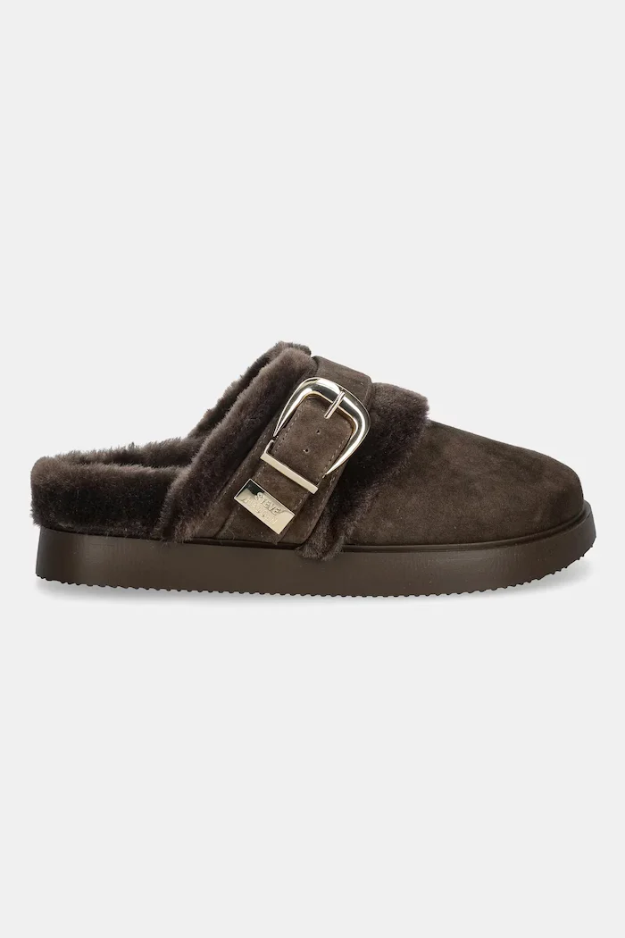 Steve Madden Велурени чехли Cozy Up в кафяво 11004964
