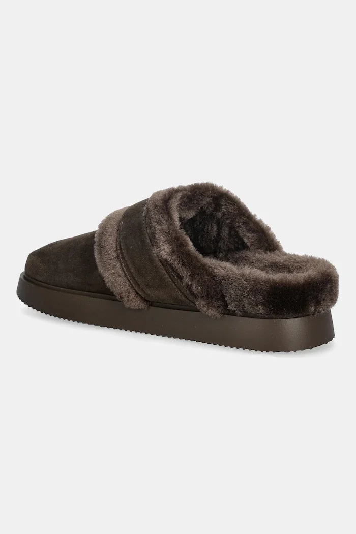 Steve Madden Велурени чехли Cozy Up в кафяво 11004964