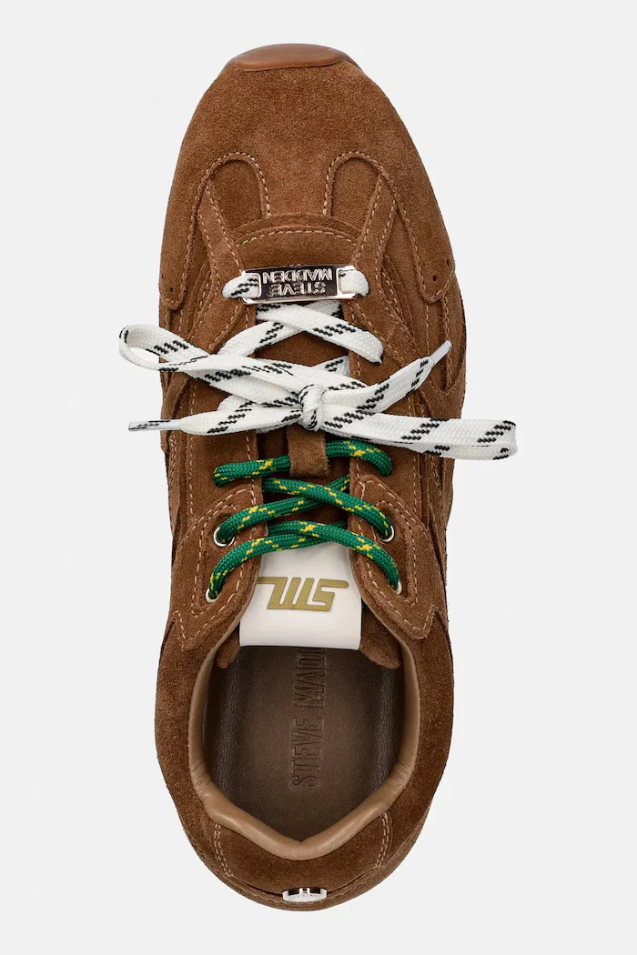 Steve Madden Велурени маратонки Asiel в кафяво 11005159