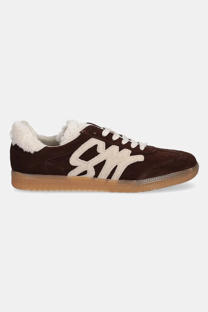 Steve Madden Велурени маратонки ELORA в кафяво 11004884
