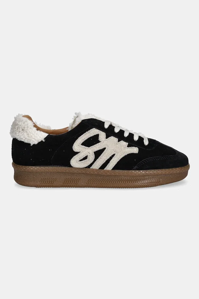 Steve Madden Велурени маратонки Emina в черно 11004897