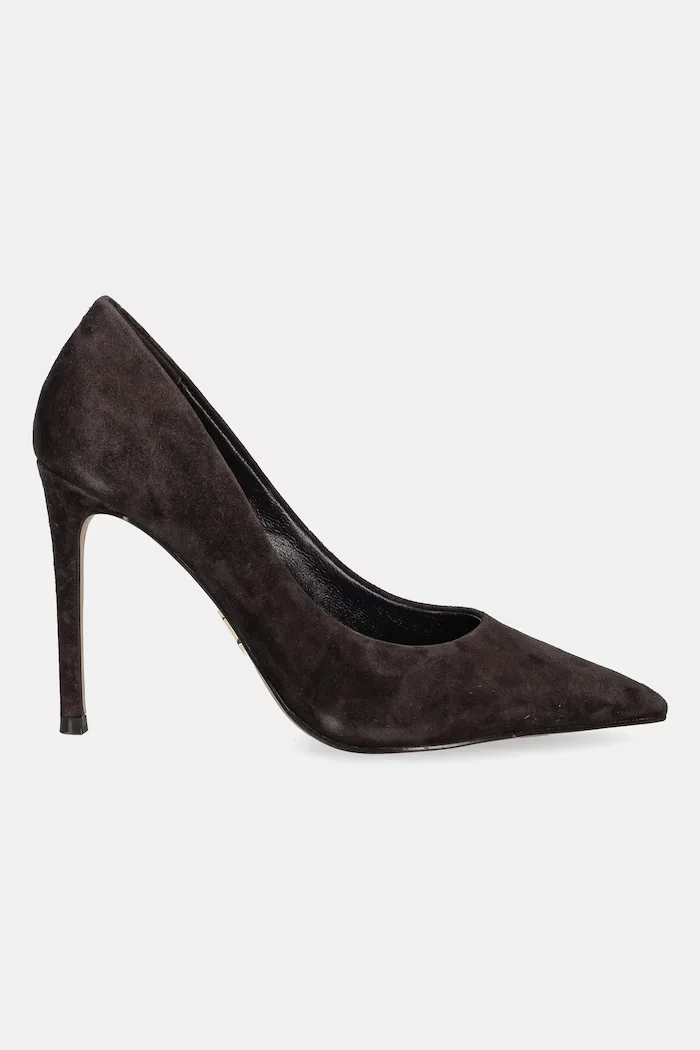 Steve Madden Велурени обувки с тънък ток Thrive в кафяво 11003887