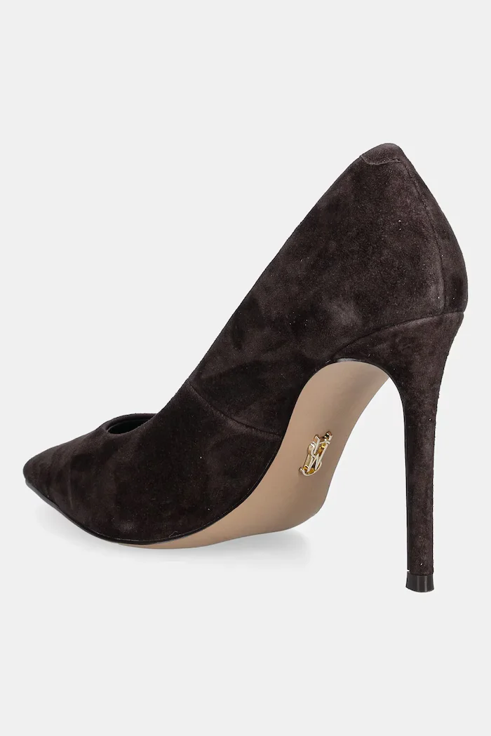 Steve Madden Велурени обувки с тънък ток Thrive в кафяво 11003887