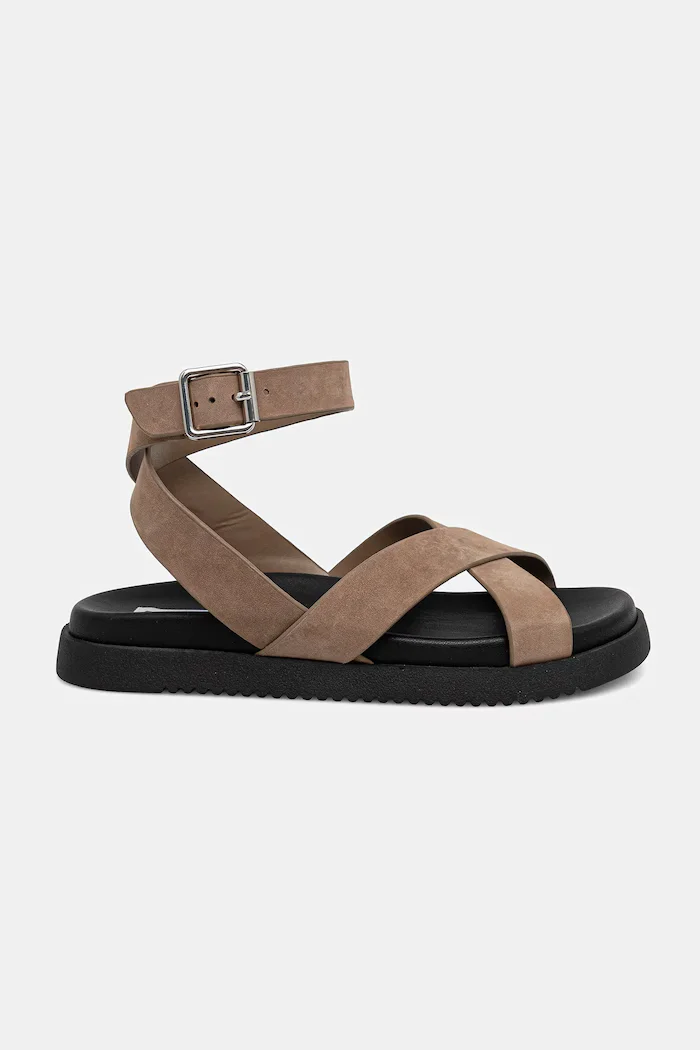 Steve Madden Велурени сандали My Bestie в кафяво SM11003787