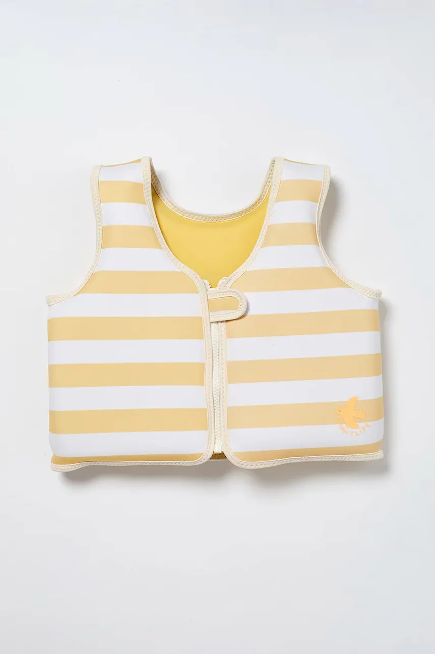 SunnyLife Детска жилетка за плуване Sammy the Seagull Mustard Stripe 3-6 years