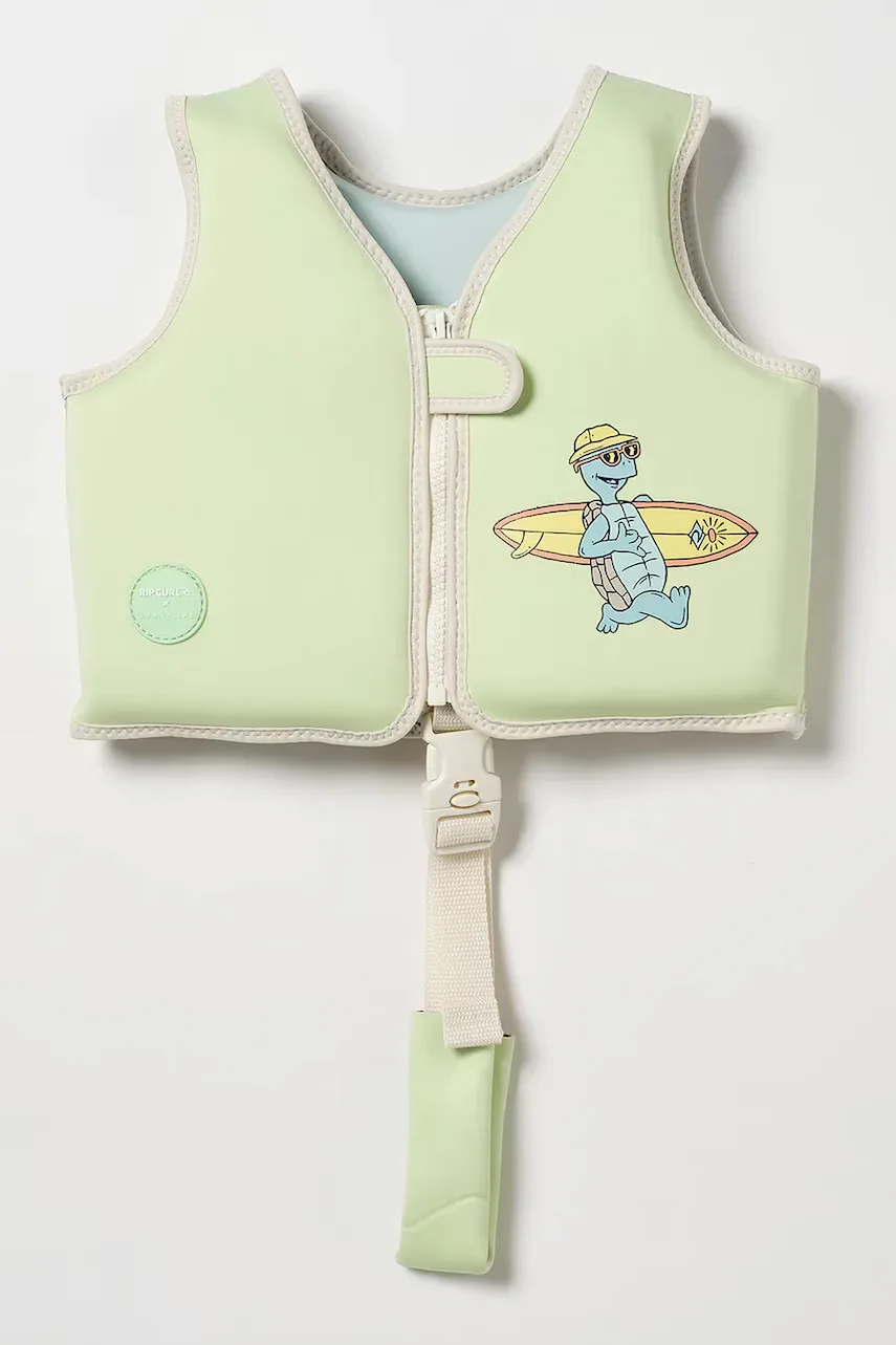 SunnyLife Детска жилетка за плуване Shred Turtle Aqua x Rip Curl 2-3 years