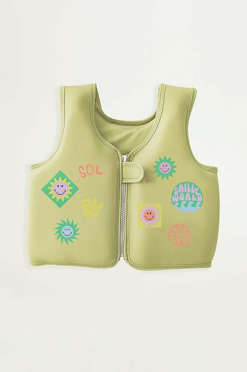 SunnyLife Детска жилетка за плуване SmileyWorld Sol Sea