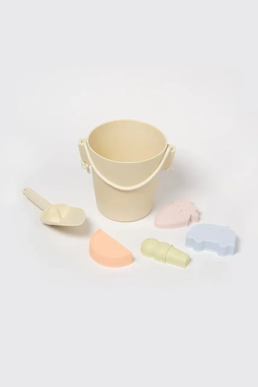SunnyLife Комплект играчки за пясък Silicone Bucket & Spade Set App (6 броя)