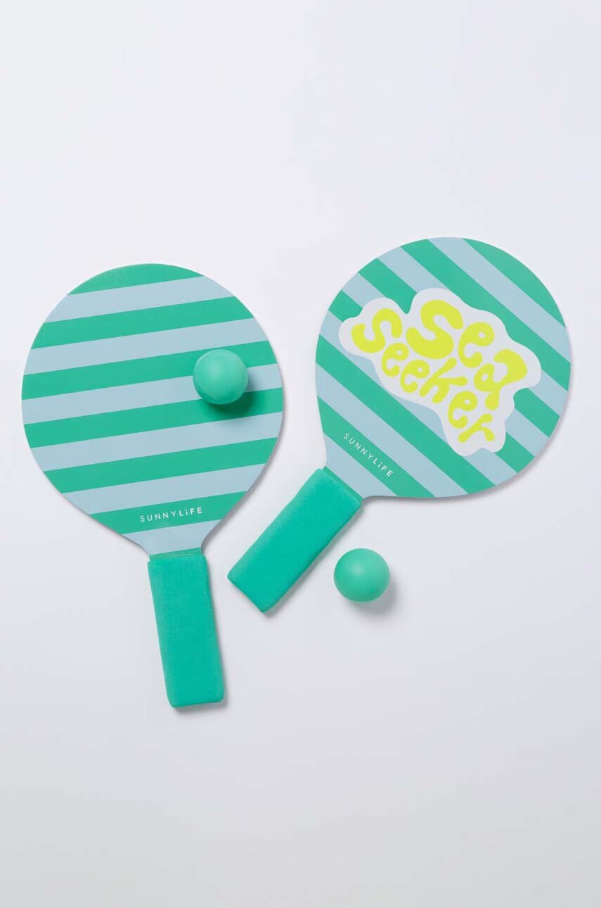 SunnyLife Комплект ракети и плажни топки Sea Seeker Dip Dye