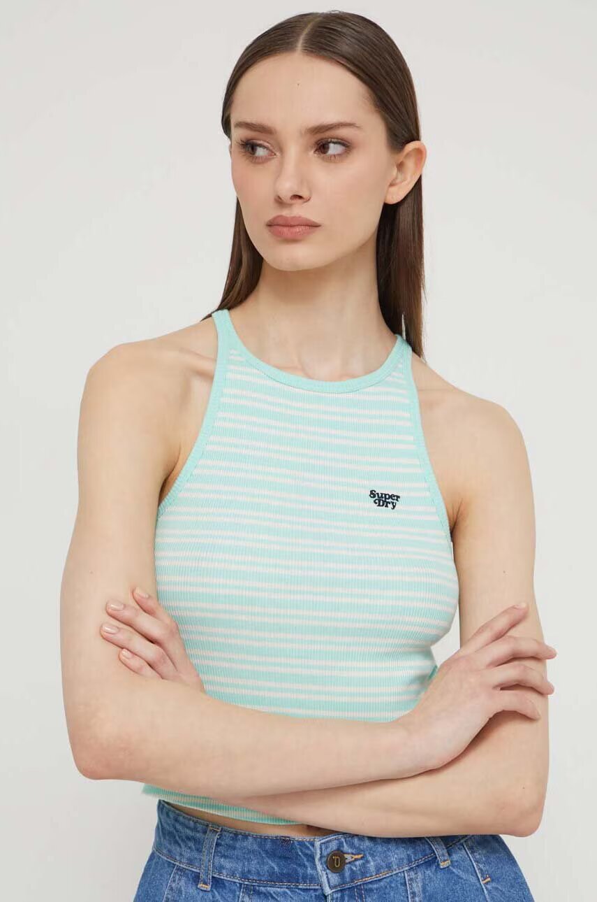 Superdry Памучен топ