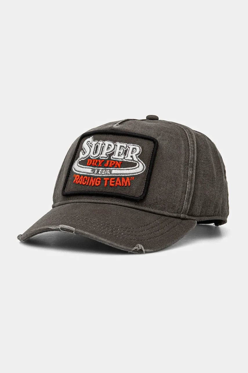 Superdry Памучна шапка с козирка
