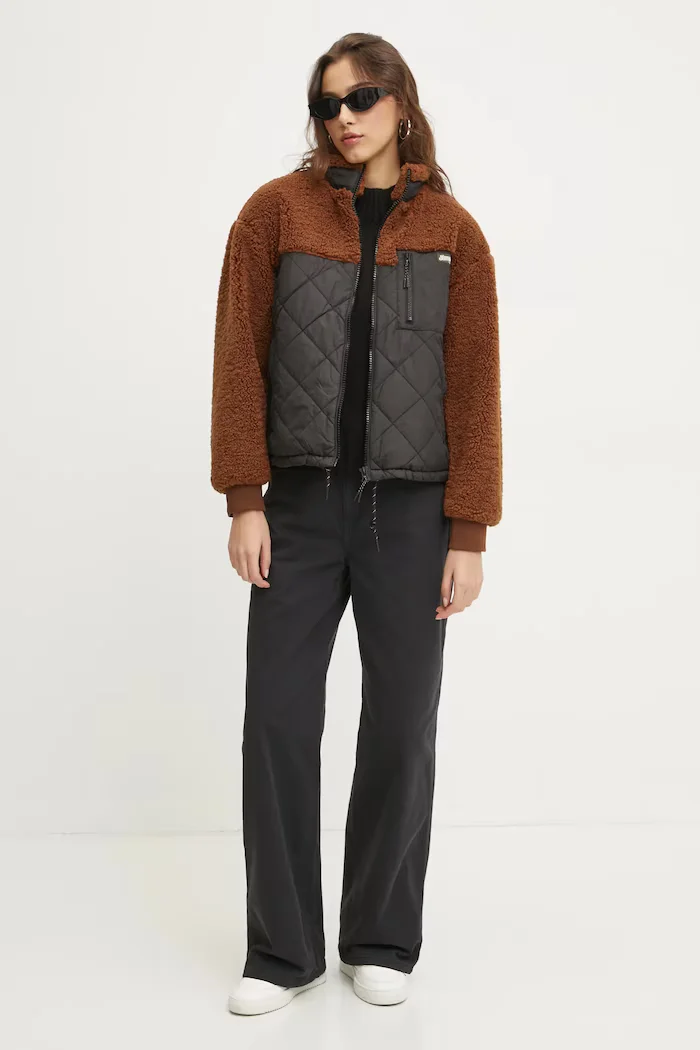 Superdry Пуловер с вълна дамски в черно с ниско поло W6110551A-02A