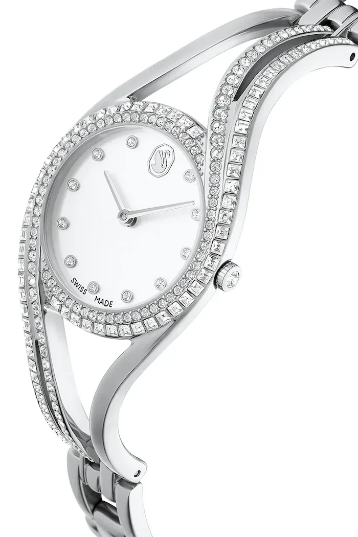 Swarovski Часовник HYPERBOLA в сребристо 5689432