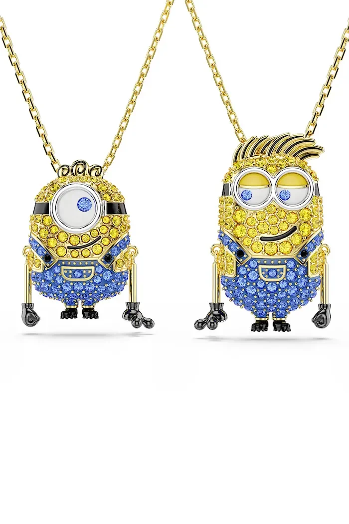 Swarovski колие дамско позлатено с циркон MINIONS 5751614