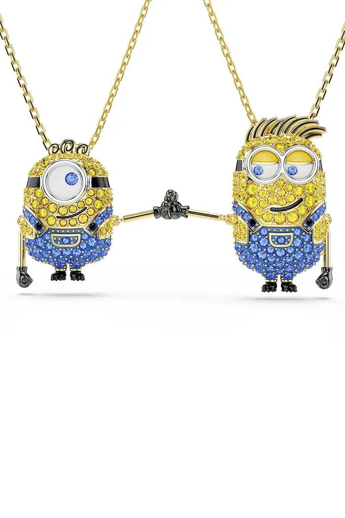 Swarovski колие дамско позлатено с циркон MINIONS 5751614