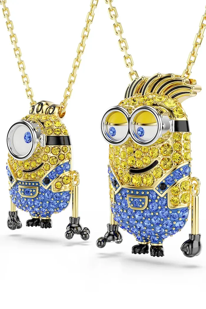 Swarovski колие дамско позлатено с циркон MINIONS 5751614