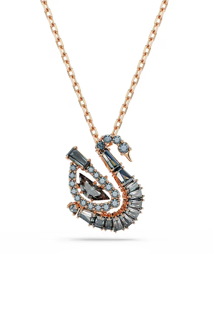 Swarovski колие с висулка дамско позлатено с циркон 5764882