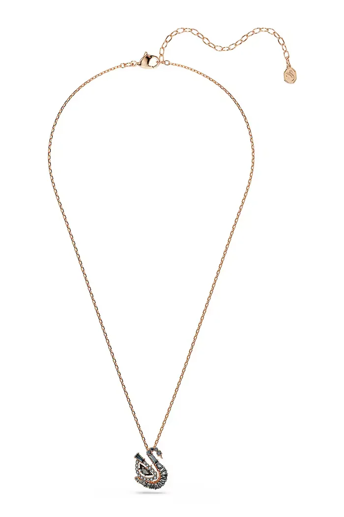 Swarovski колие с висулка дамско позлатено с циркон 5764882