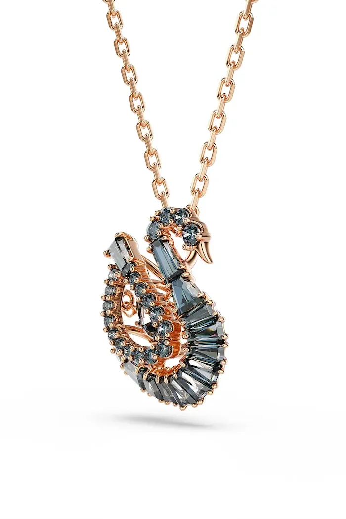 Swarovski колие с висулка дамско позлатено с циркон 5764882