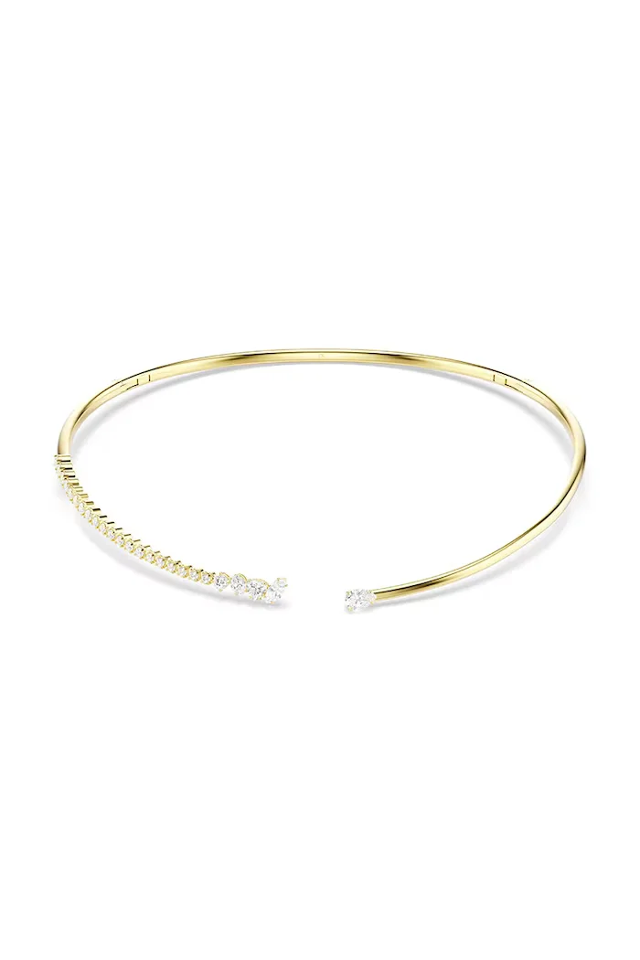 Swarovski колие тип choker дамско позлатено с циркон MESMERA 5765320