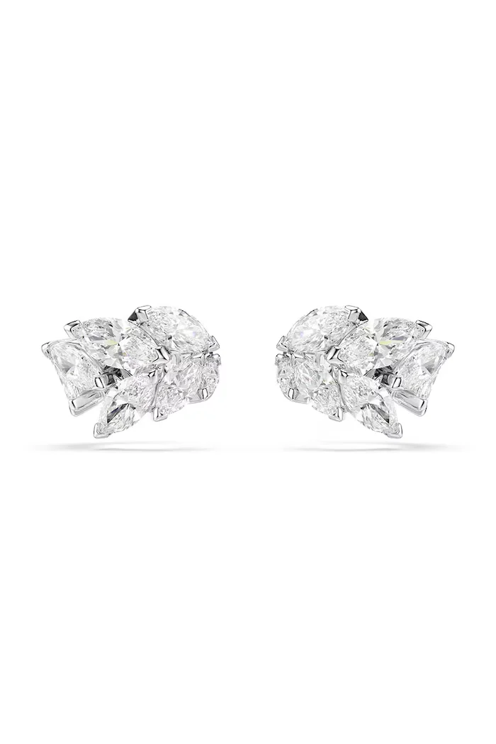 Swarovski обица дамска от метал с циркон MESMERA 2 броя 5747998