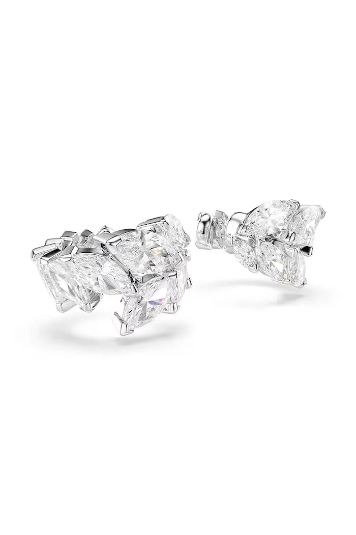 Swarovski обица дамска от метал с циркон MESMERA 2 броя 5747998