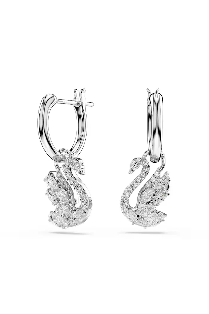 Swarovski обици дамски от метал с циркон 5759942