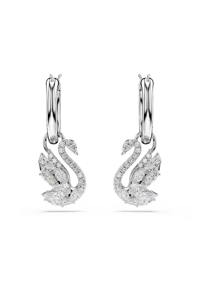 Swarovski обици дамски от метал с циркон 5759942