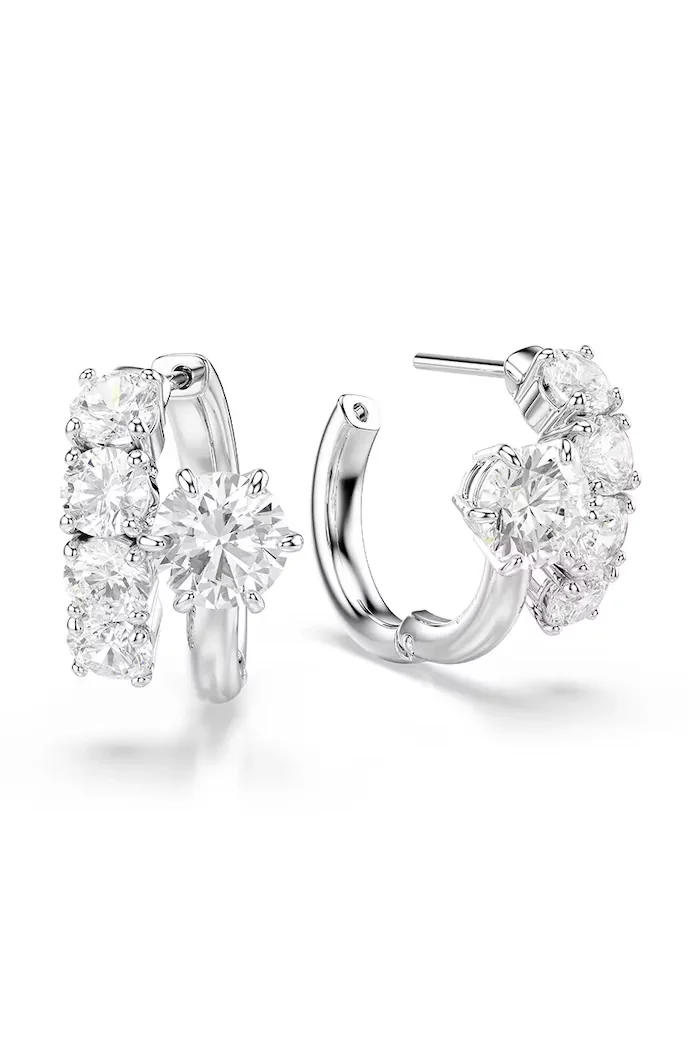 Swarovski обици дамски от метал с циркон MATRIX 5753572