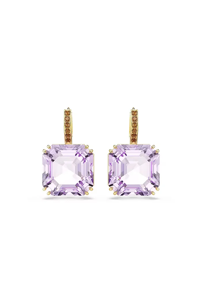 Swarovski обици дамски позлатени с кристал MILLENIA 5759990
