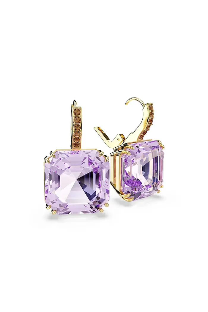 Swarovski обици дамски позлатени с кристал MILLENIA 5759990