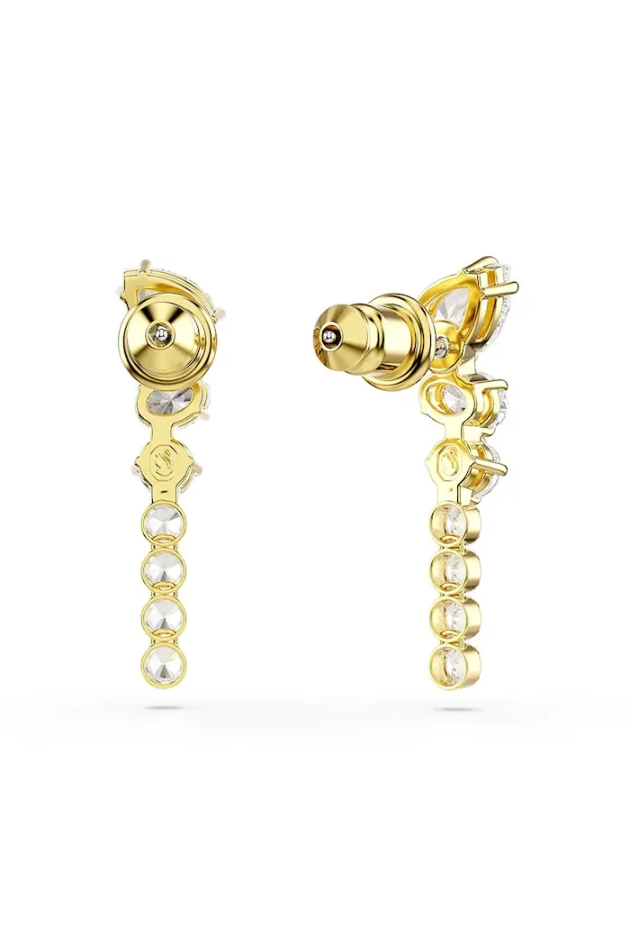 Swarovski обици дамски позлатени с циркон MESMERA 5747936