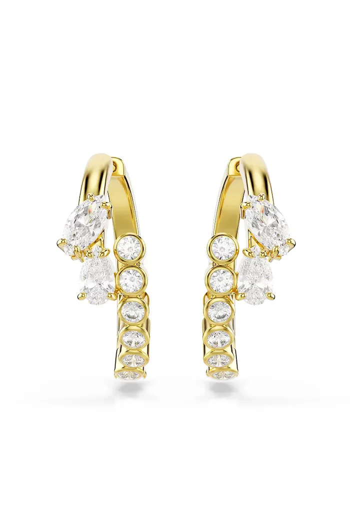 Swarovski обици дамски позлатени с циркон MESMERA 5761975