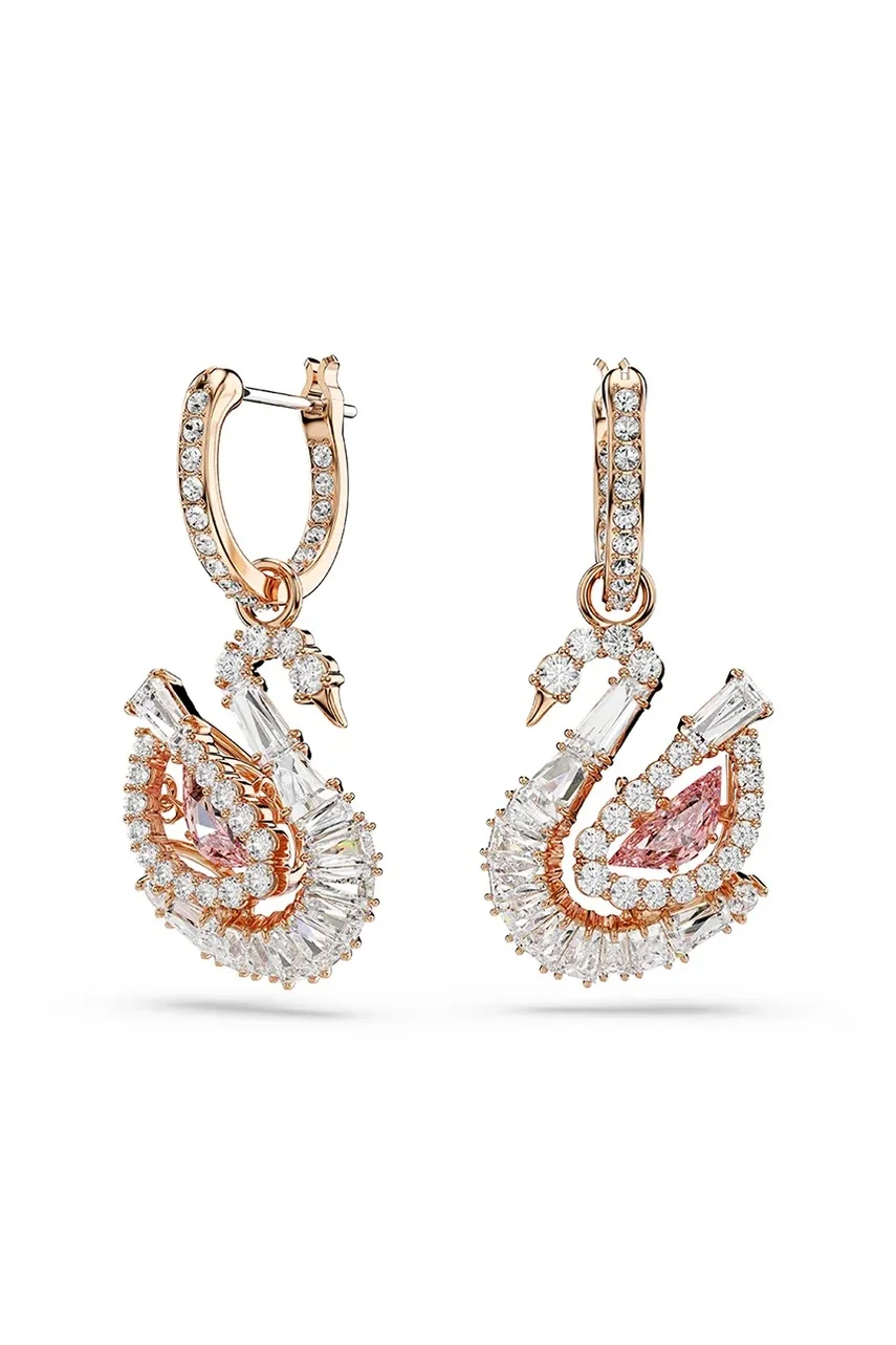 Swarovski Обици SWAN