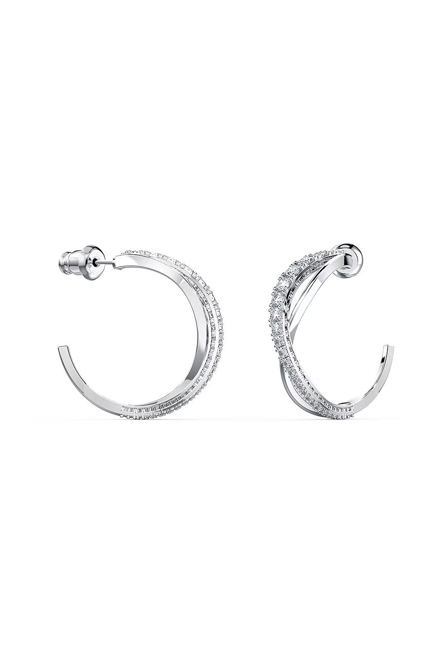 Swarovski Обици TWIST MINI HOOP