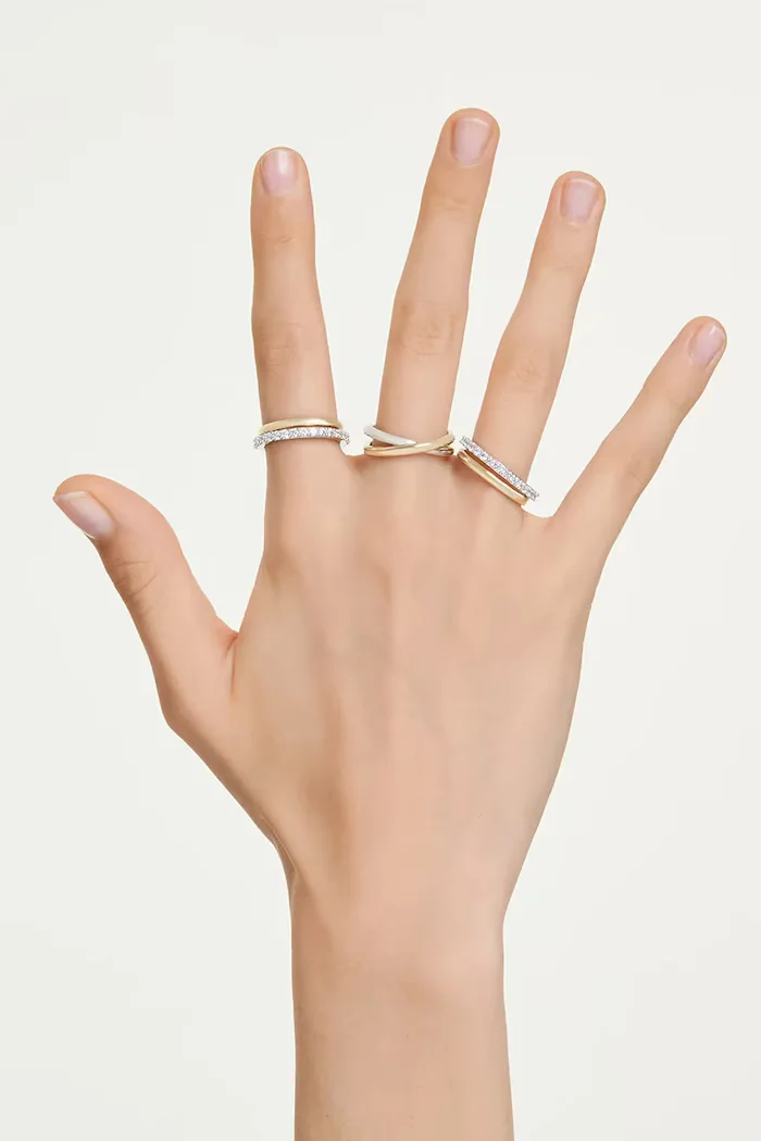 Swarovski Пръстен HYPERBOLA (3 броя) 5740413